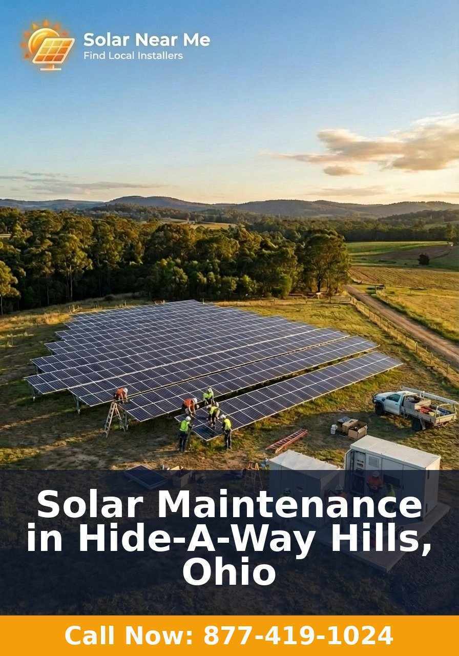 Solar Maintenance in Hide-A-Way Hills, Ohio