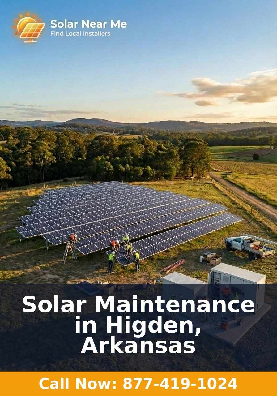 Solar Maintenance in Higden, Arkansas