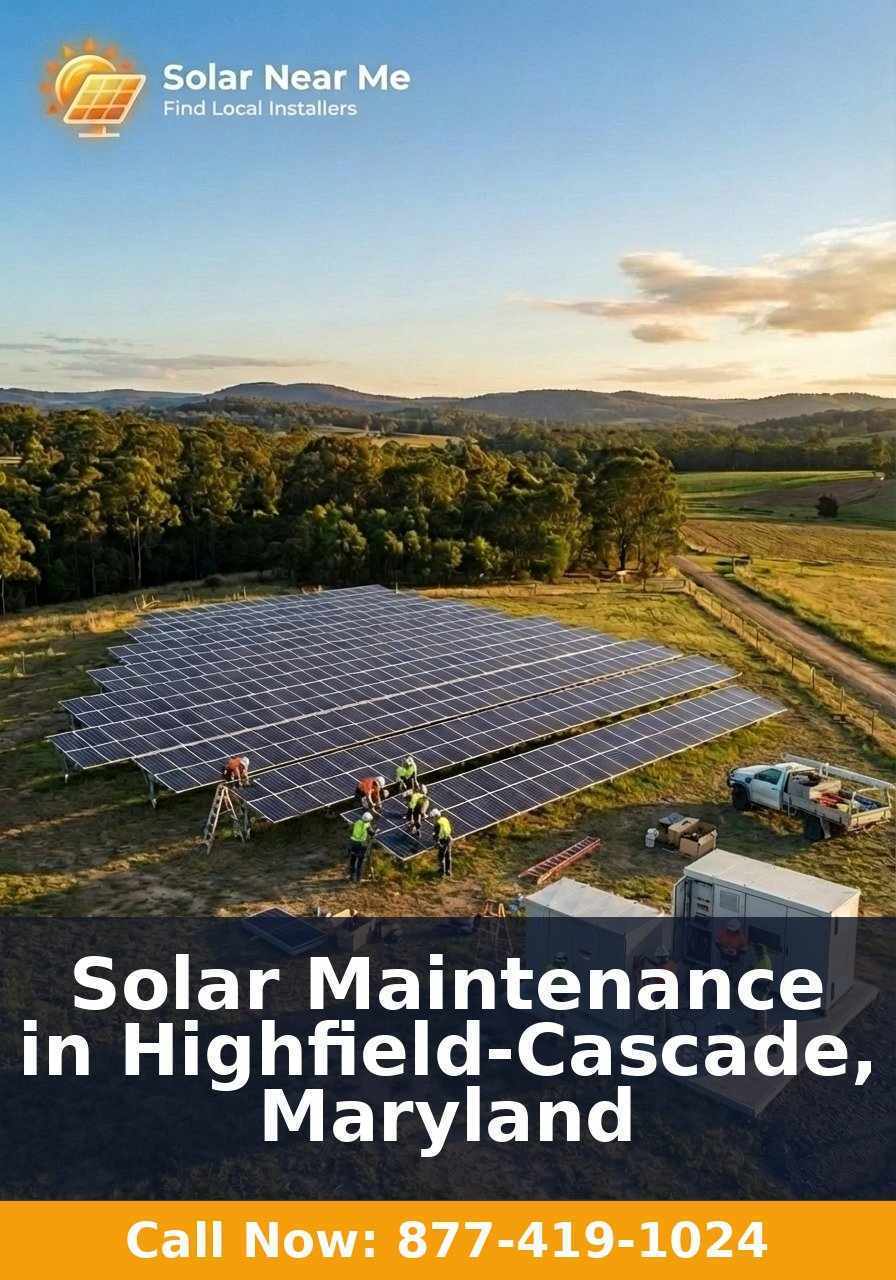 Solar Maintenance in Highfield-Cascade, Maryland
