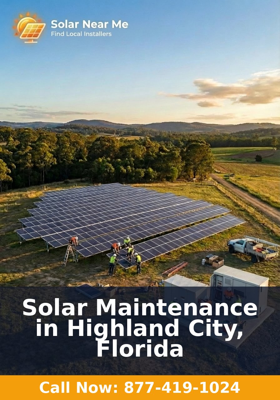 Solar Maintenance in Highland City, Florida