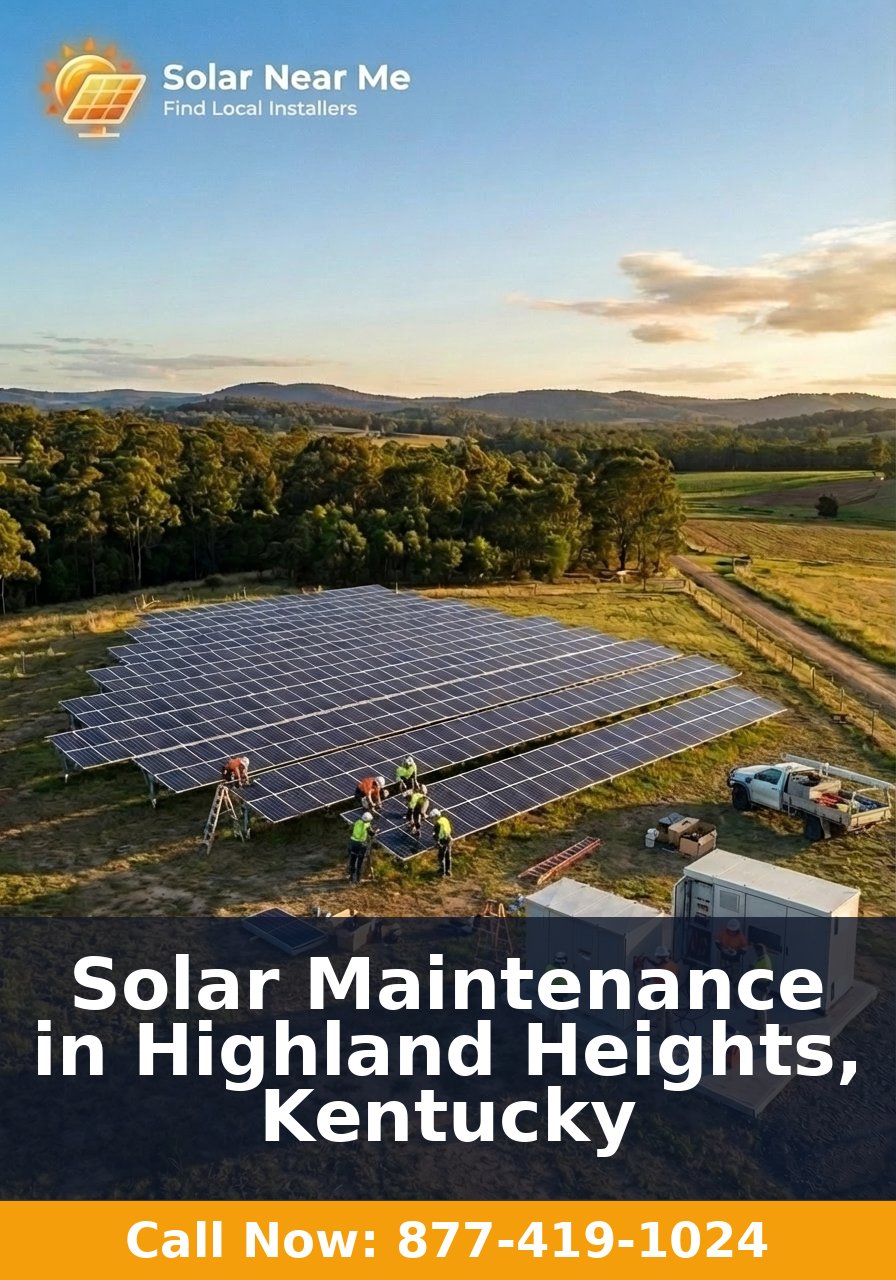 Solar Maintenance in Highland Heights, Kentucky
