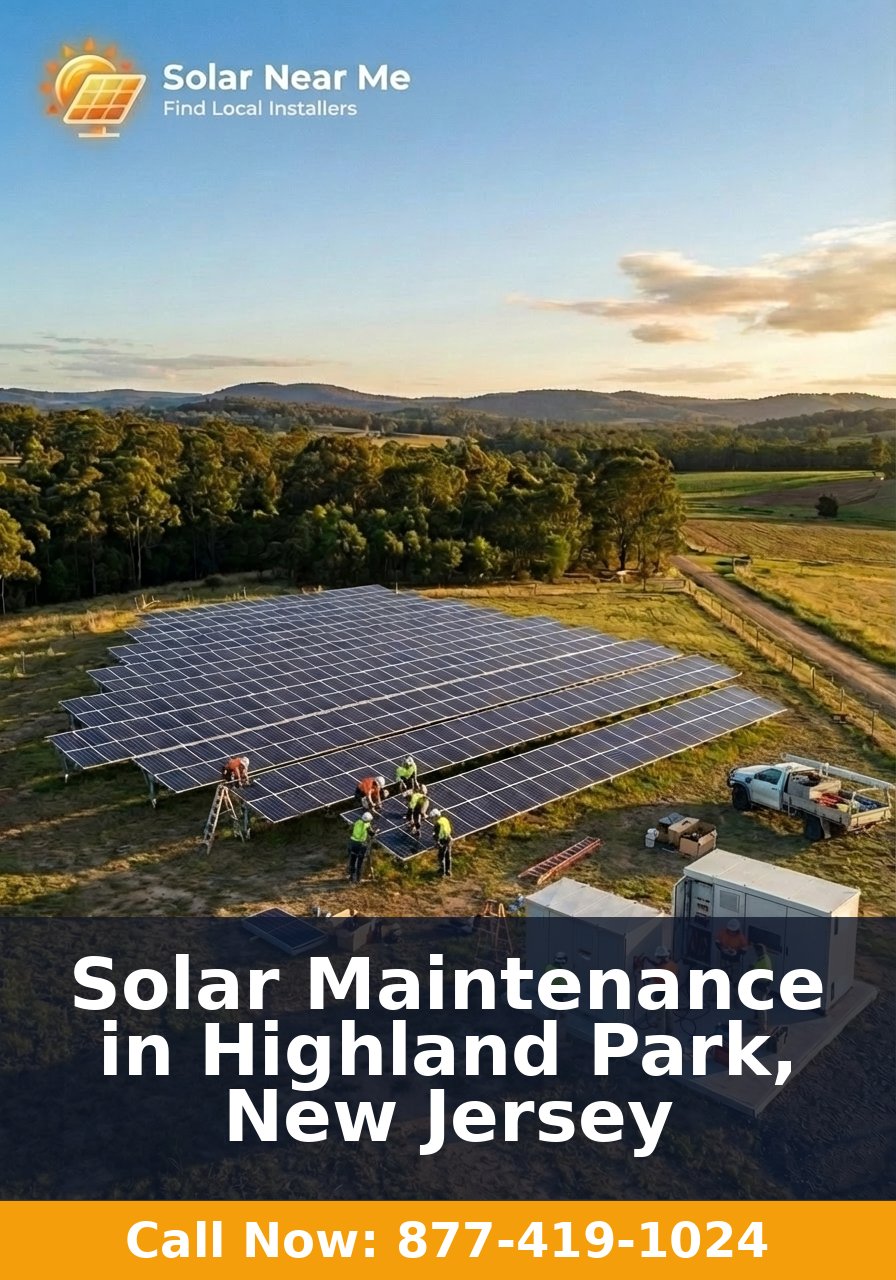 Solar Maintenance in Highland Park, New Jersey