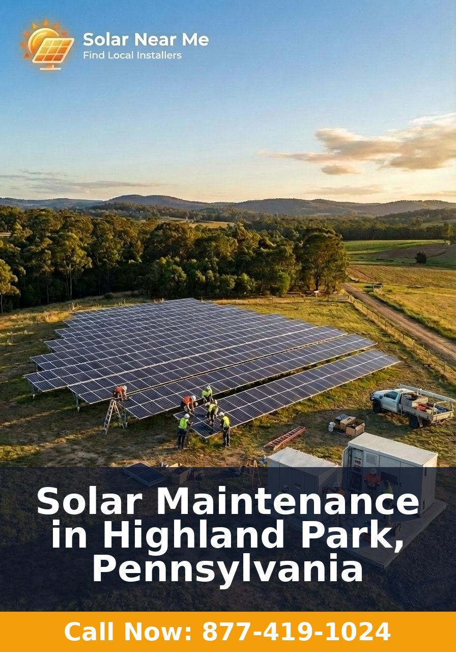 Solar Maintenance in Highland Park, Pennsylvania