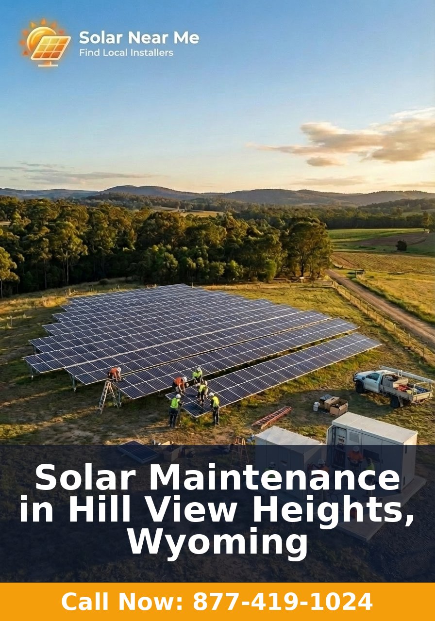 Solar Maintenance in Hill View Heights, Wyoming