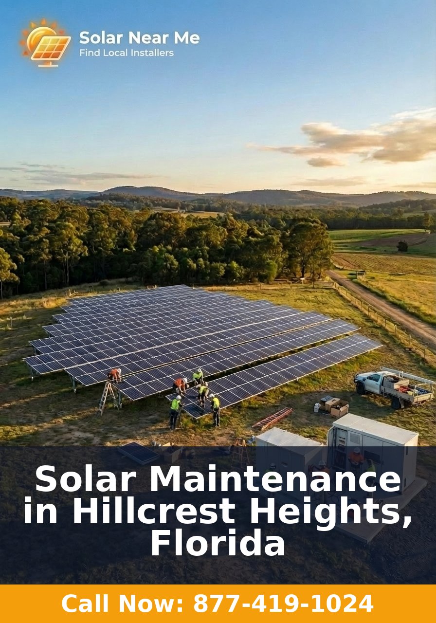 Solar Maintenance in Hillcrest Heights, Florida