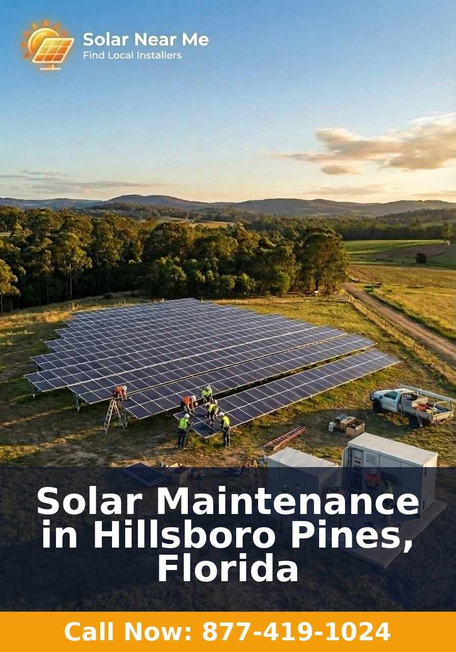 Solar Maintenance in Hillsboro Pines, Florida