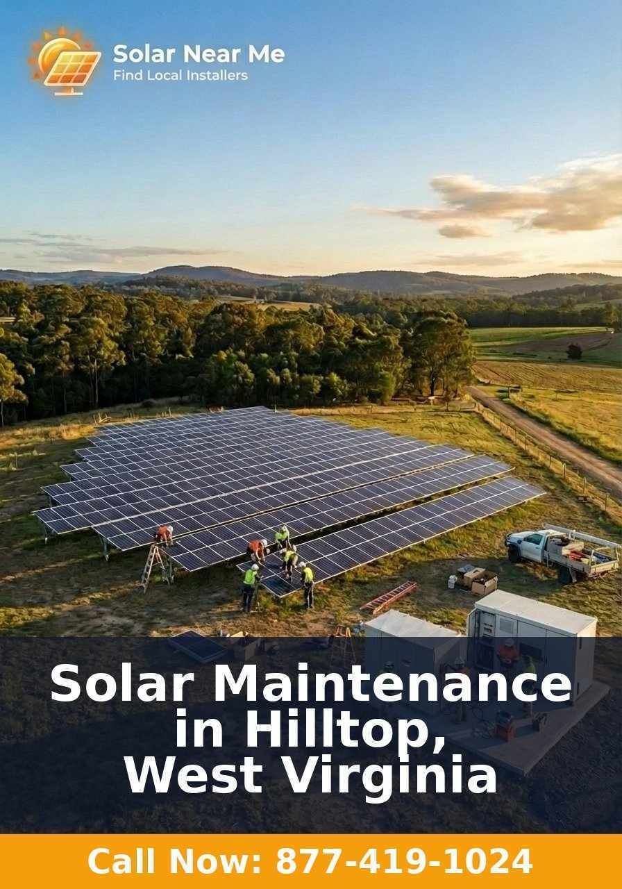 Solar Maintenance in Hilltop, West Virginia