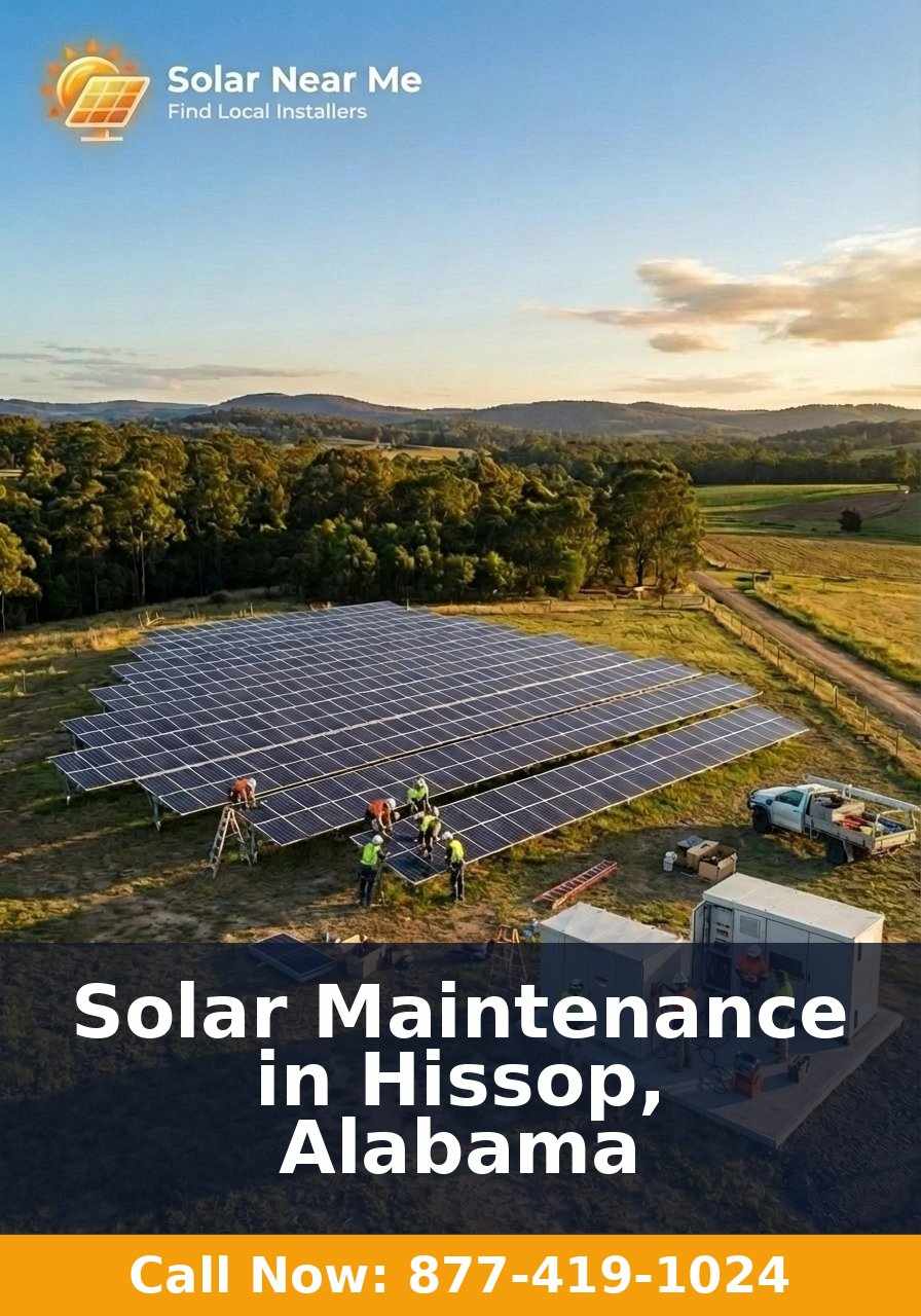 Solar Maintenance in Hissop, Alabama