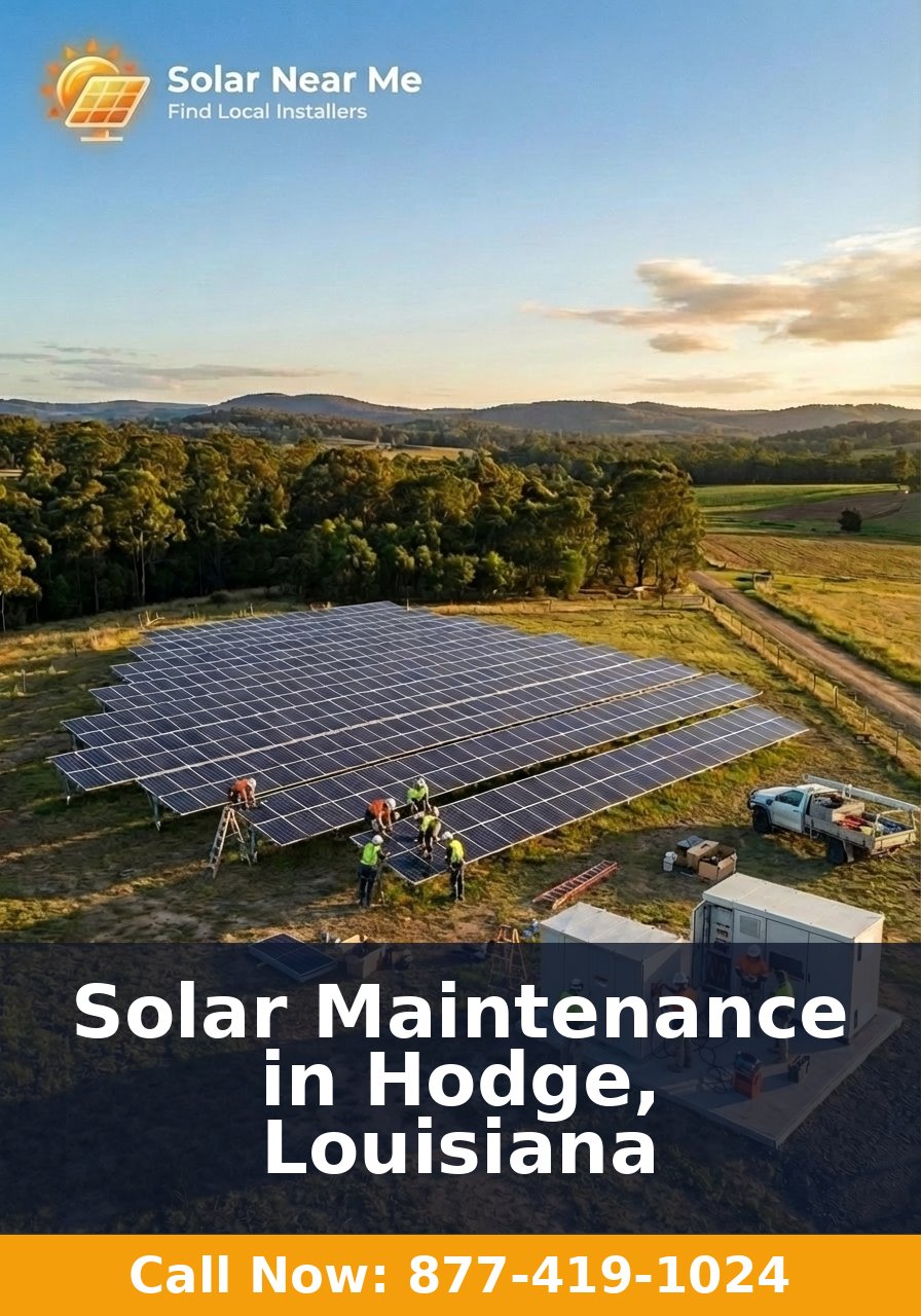 Solar Maintenance in Hodge, Louisiana