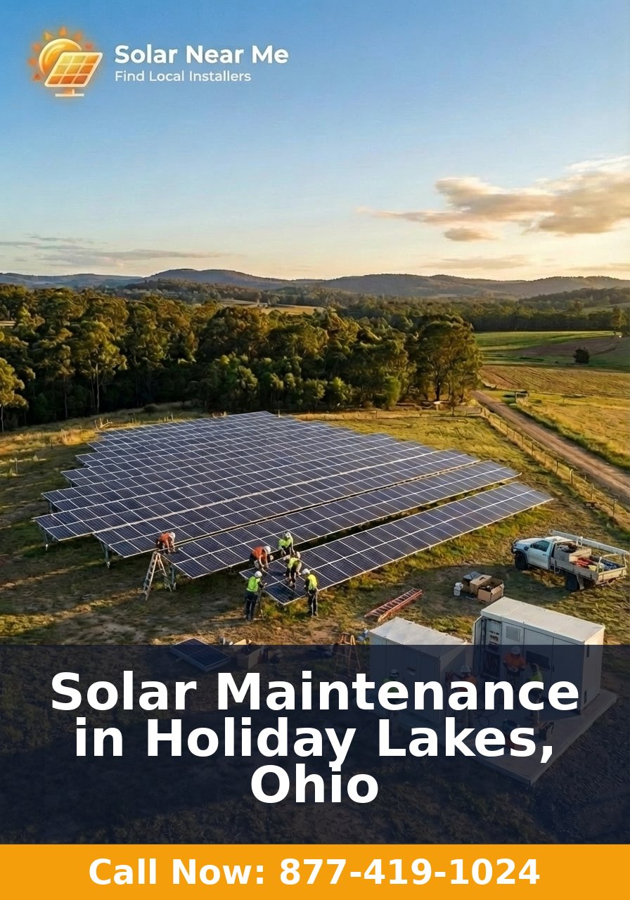 Solar Maintenance in Holiday Lakes, Ohio