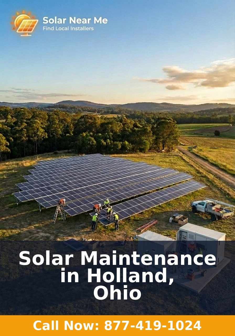 Solar Maintenance in Holland, Ohio