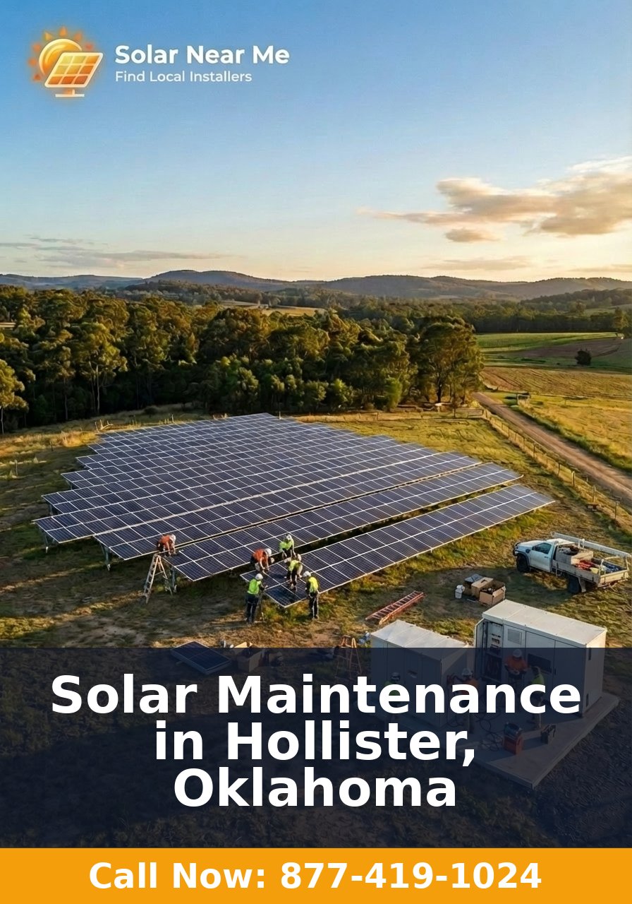 Solar Maintenance in Hollister, Oklahoma