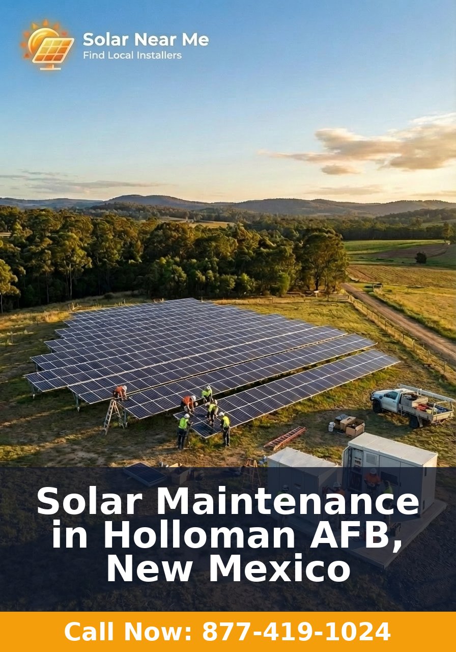 Solar Maintenance in Holloman AFB, New Mexico