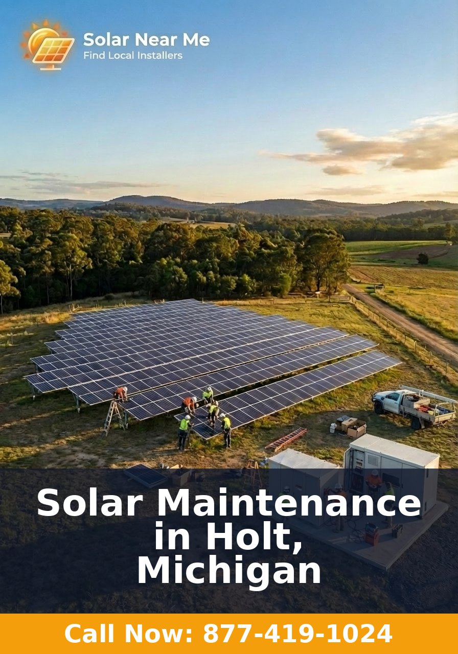 Solar Maintenance in Holt, Michigan