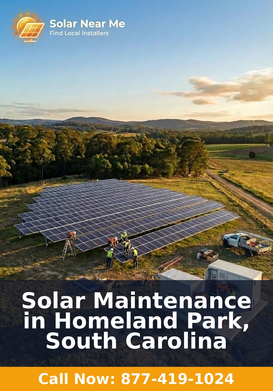 Solar Maintenance in Homeland Park, South Carolina