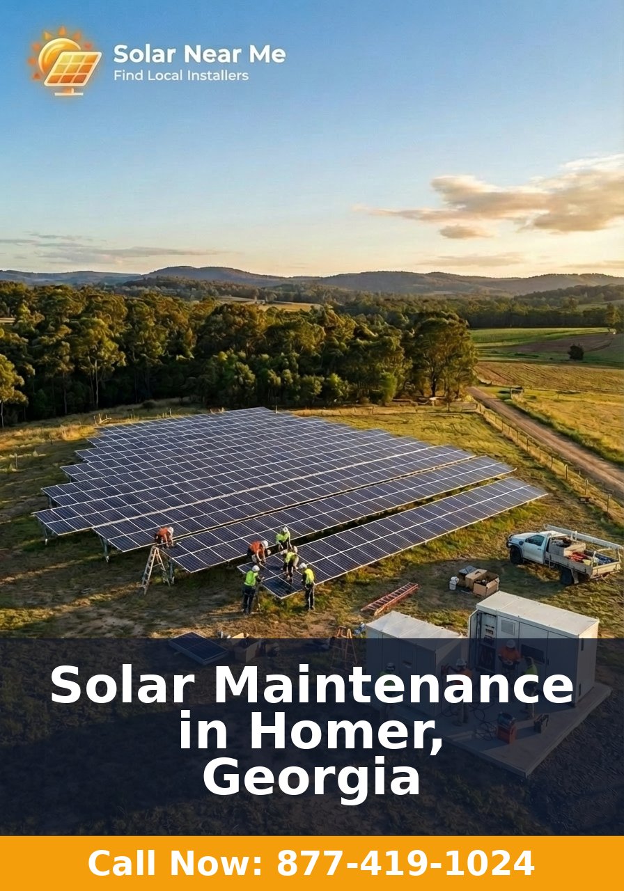Solar Maintenance in Homer, Georgia