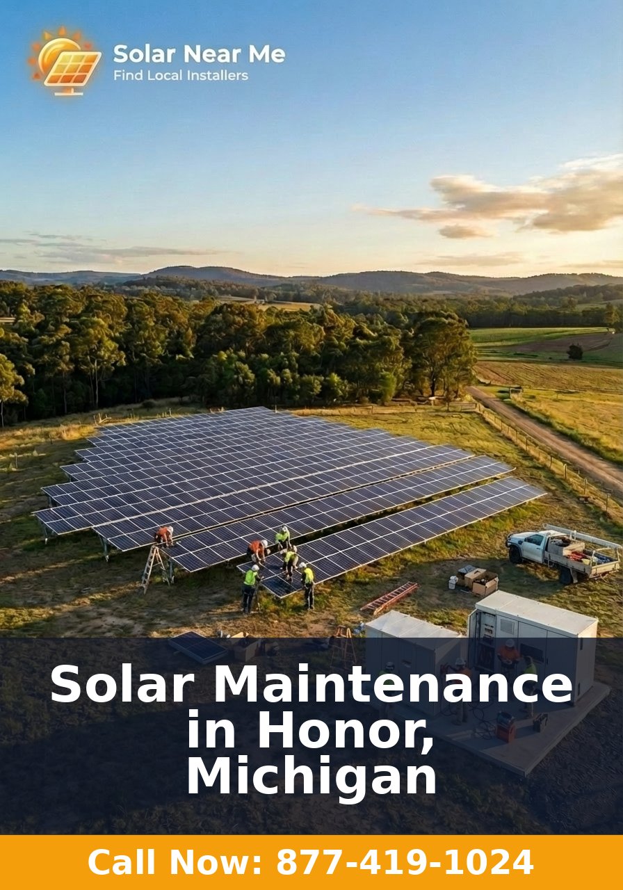 Solar Maintenance in Honor, Michigan