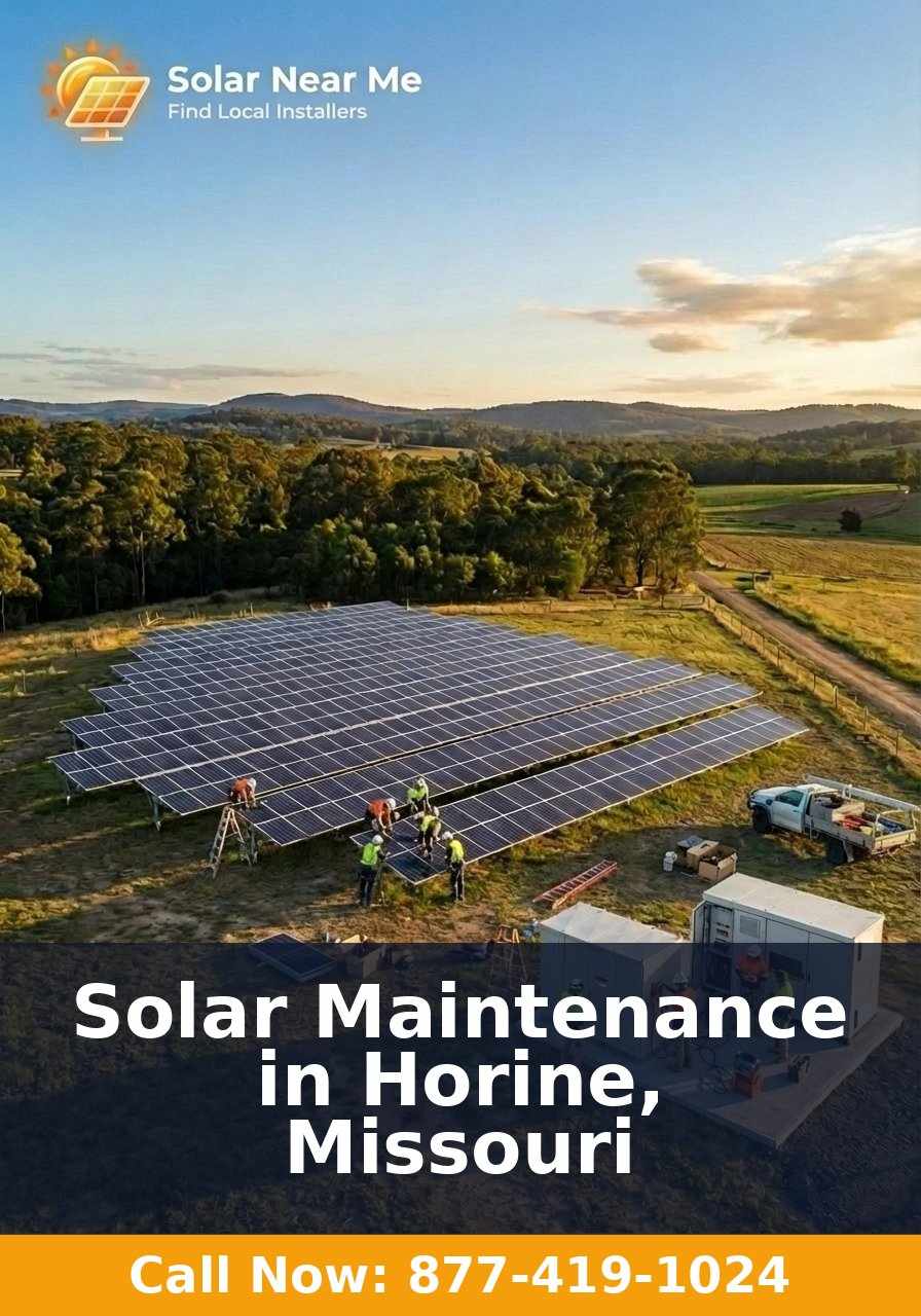 Solar Maintenance in Horine, Missouri