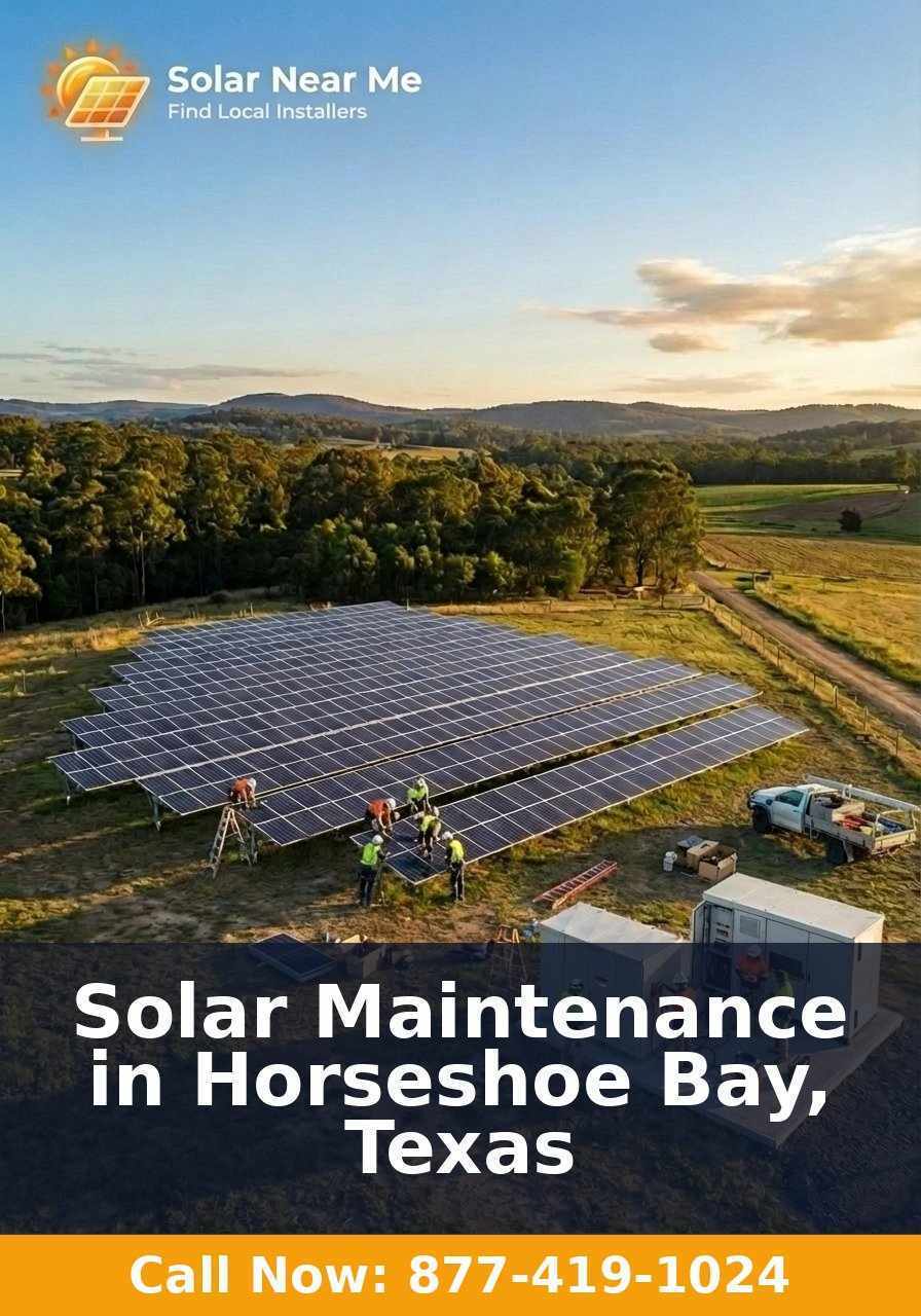 Solar Maintenance in Horseshoe Bay, Texas