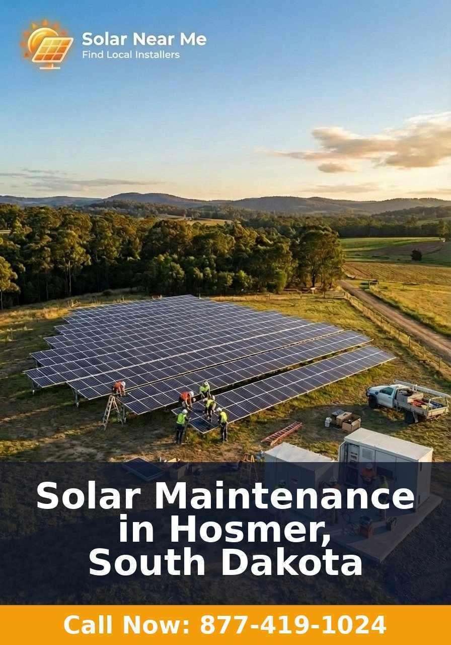 Solar Maintenance in Hosmer, South Dakota