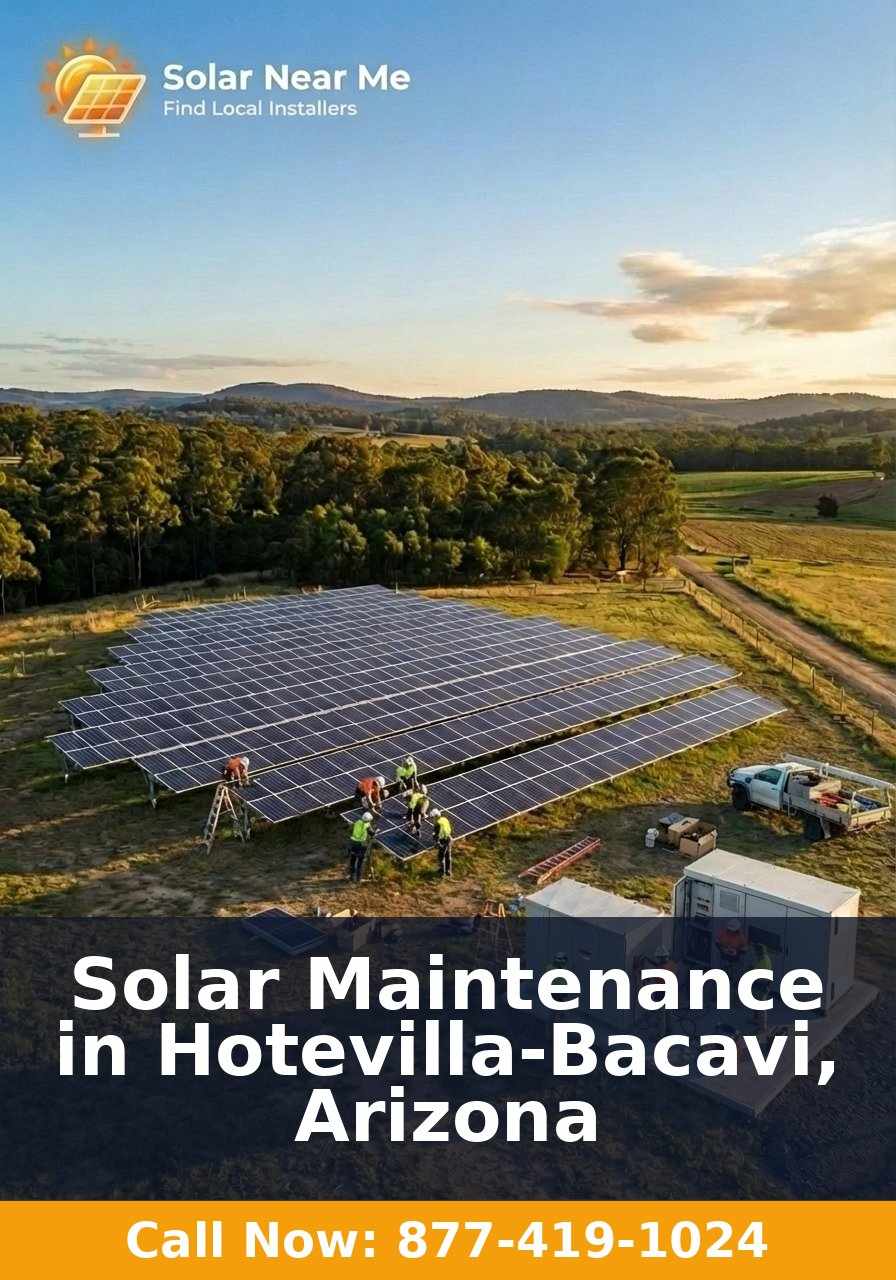 Solar Maintenance in Hotevilla-Bacavi, Arizona