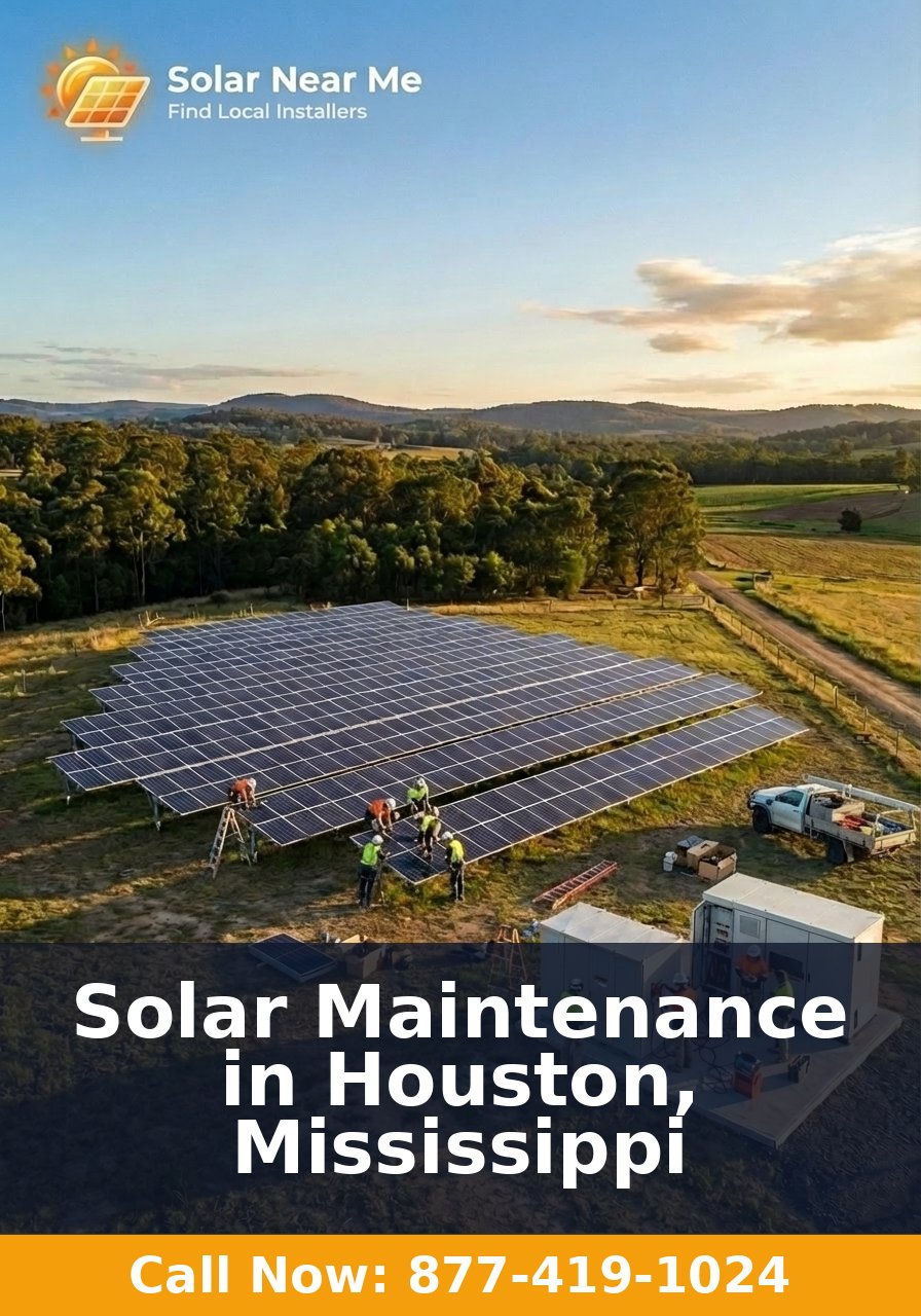 Solar Maintenance in Houston, Mississippi