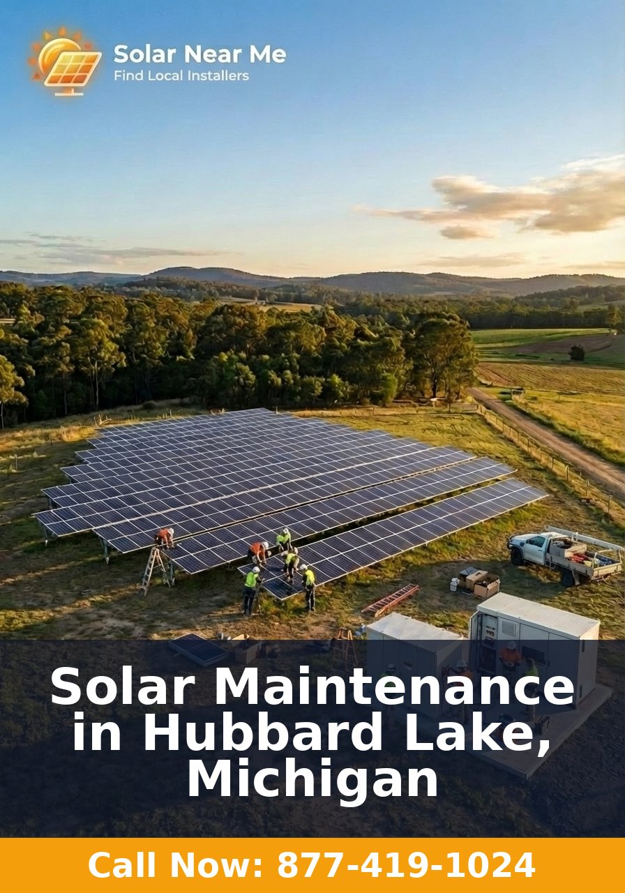 Solar Maintenance in Hubbard Lake, Michigan