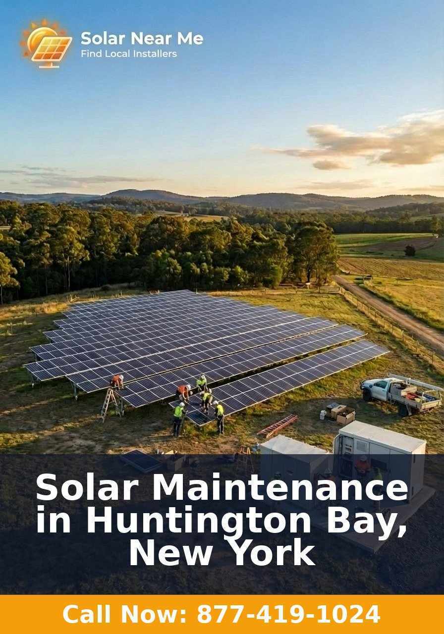 Solar Maintenance in Huntington Bay, New York