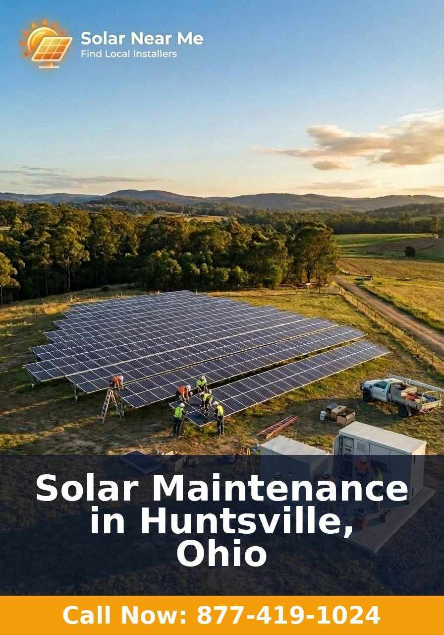 Solar Maintenance in Huntsville, Ohio