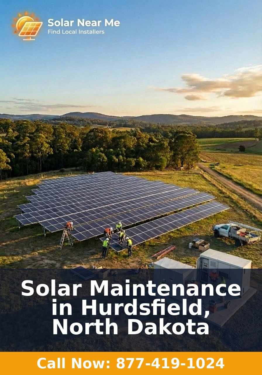 Solar Maintenance in Hurdsfield, North Dakota