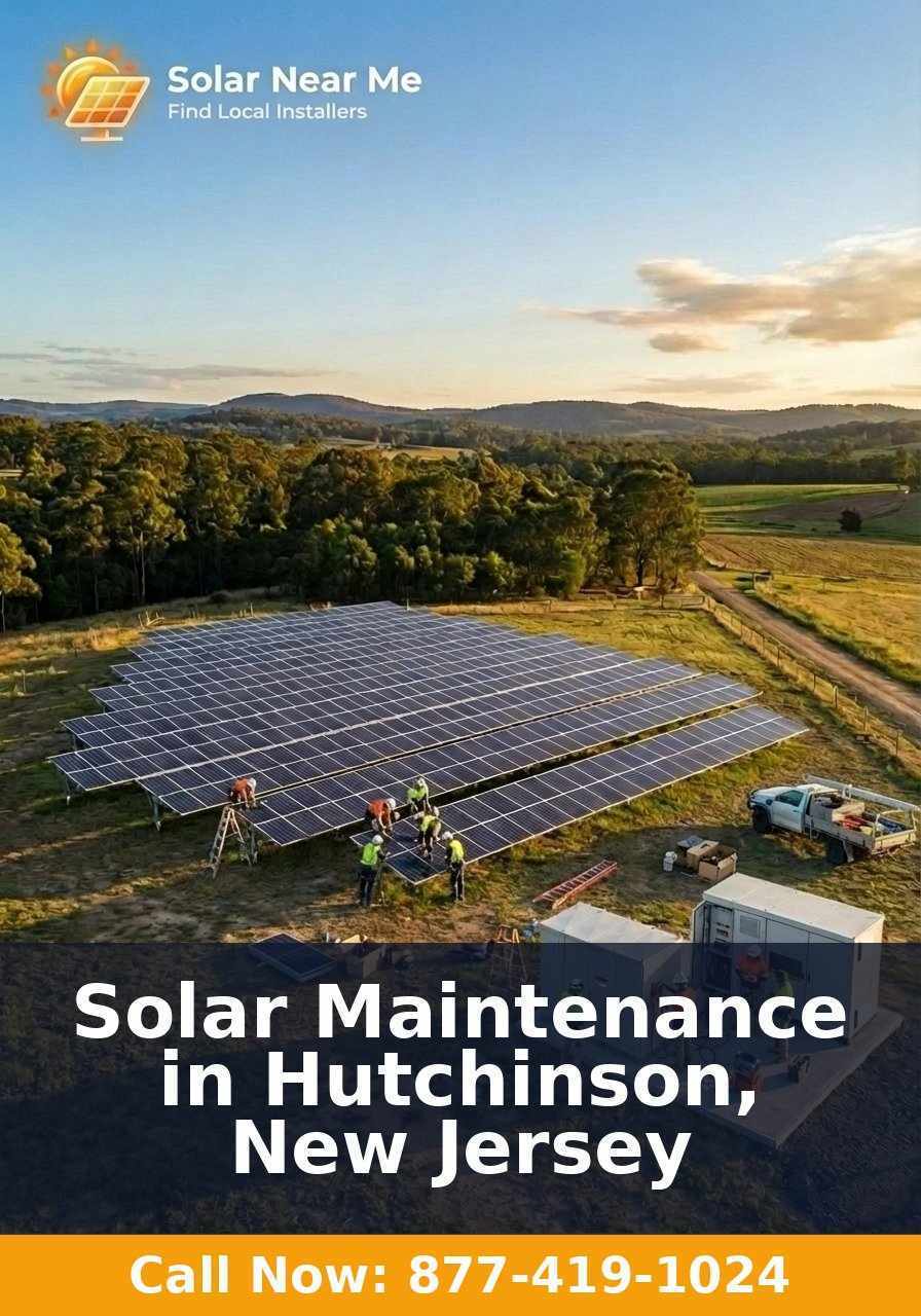 Solar Maintenance in Hutchinson, New Jersey