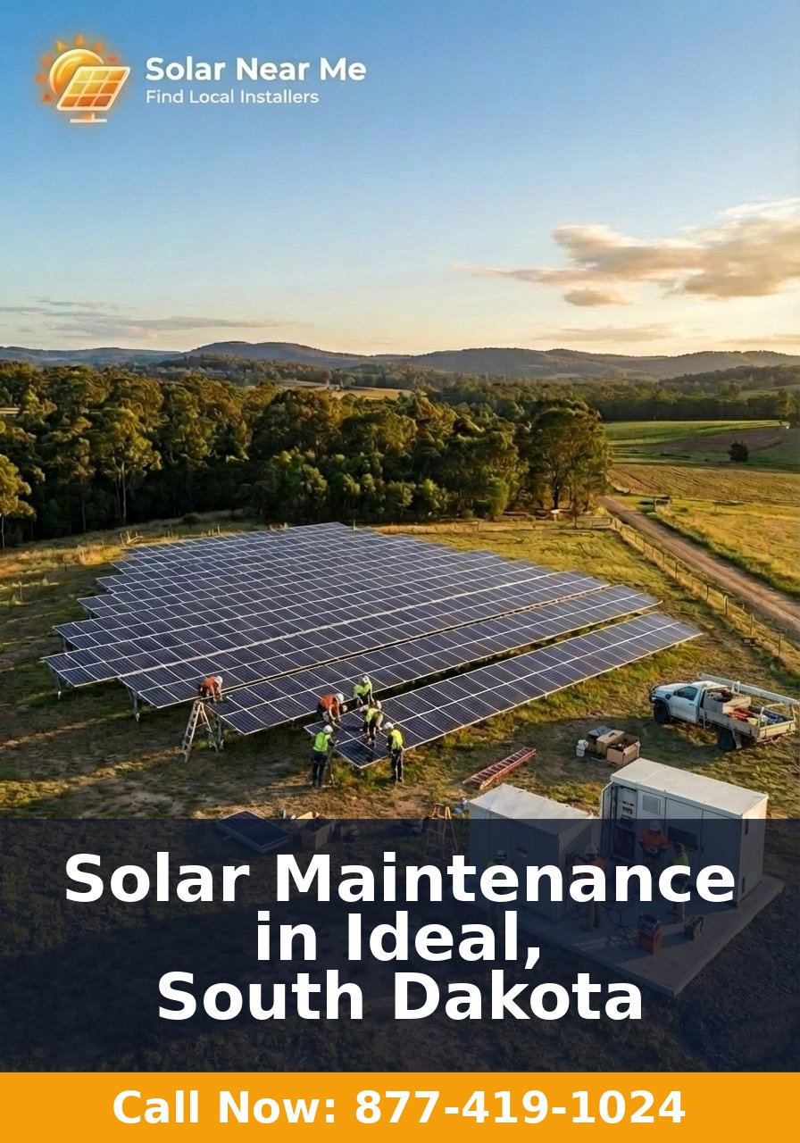 Solar Maintenance in Ideal, South Dakota