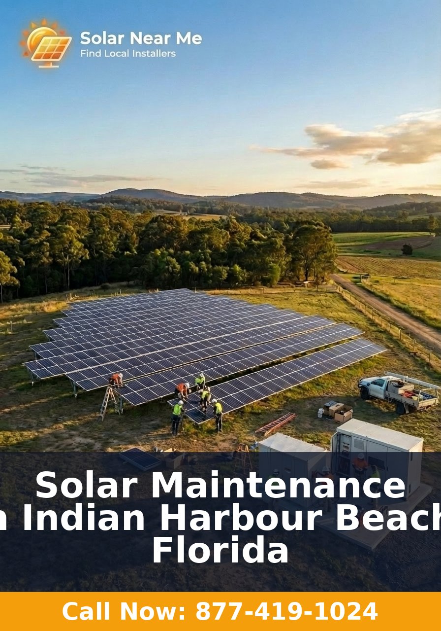 Solar Maintenance in Indian Harbour Beach, Florida