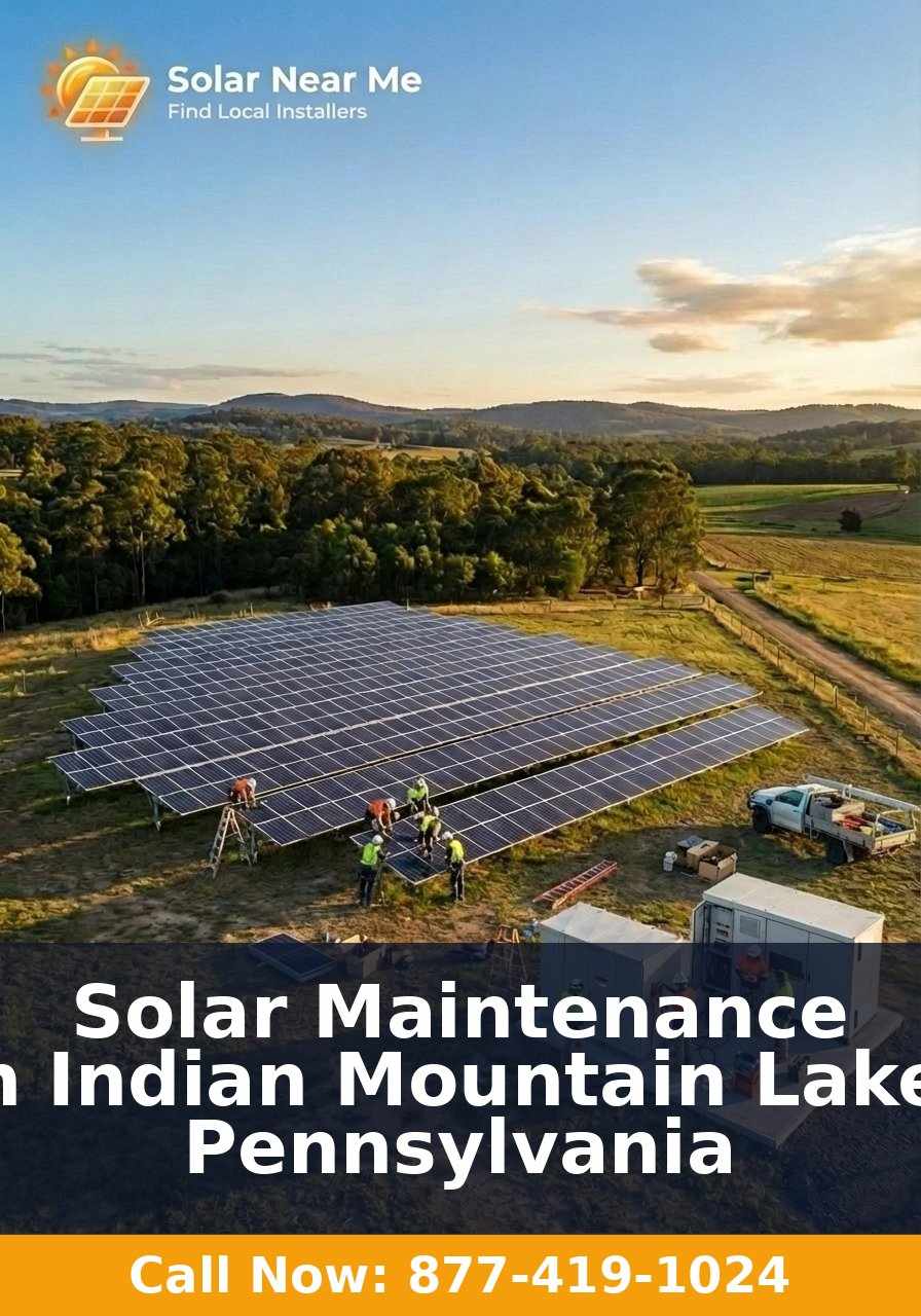 Solar Maintenance in Indian Mountain Lake, Pennsylvania