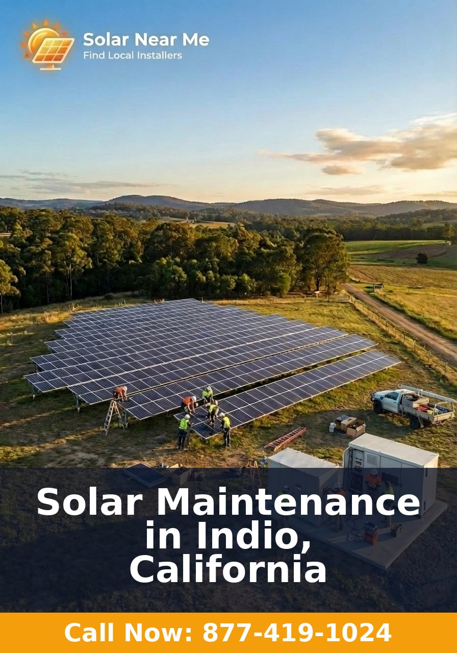 Solar Maintenance in Indio, California