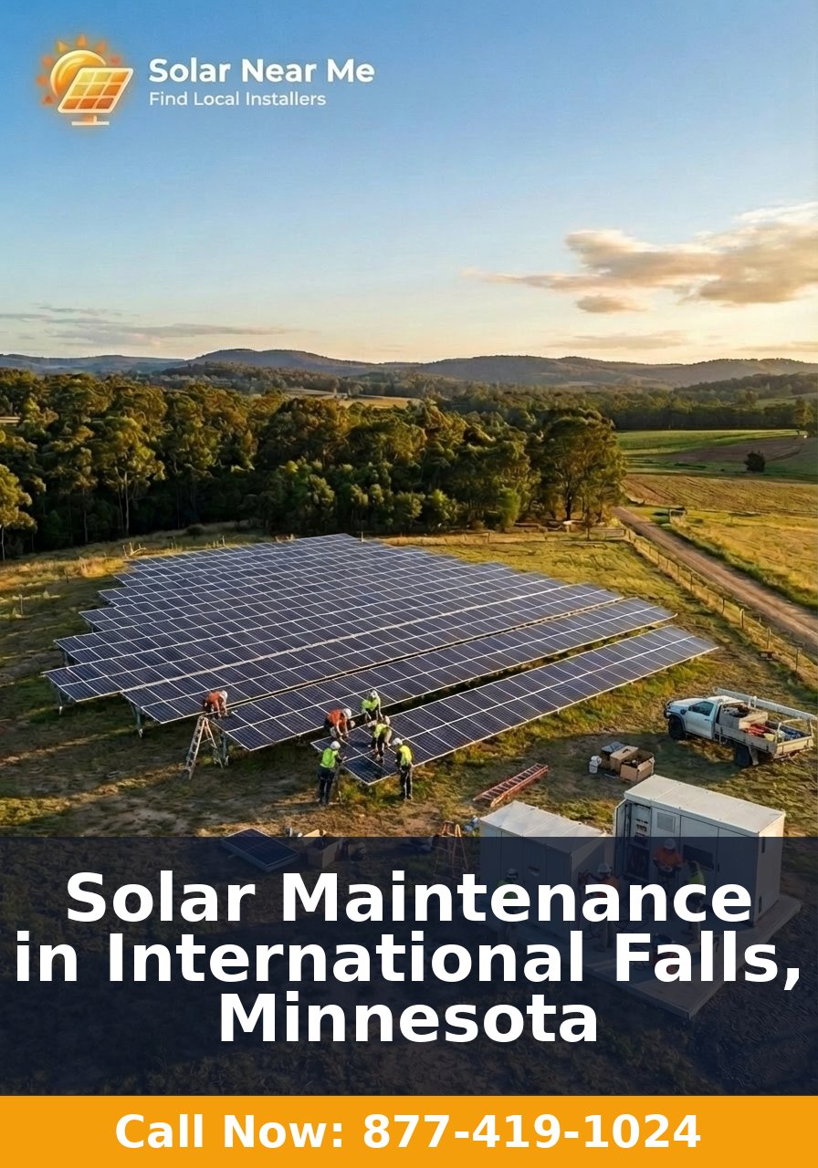Solar Maintenance in International Falls, Minnesota