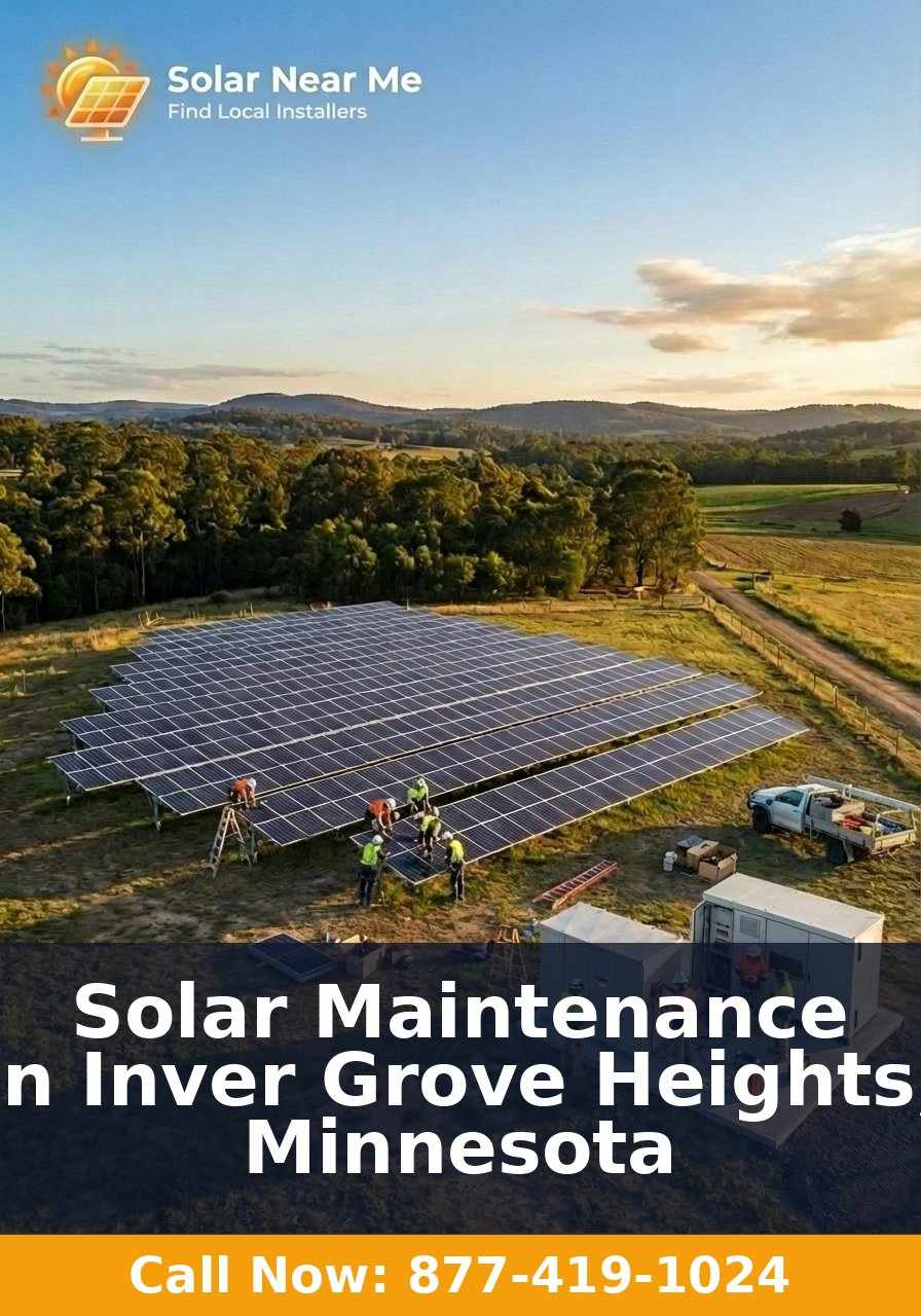 Solar Maintenance in Inver Grove Heights, Minnesota