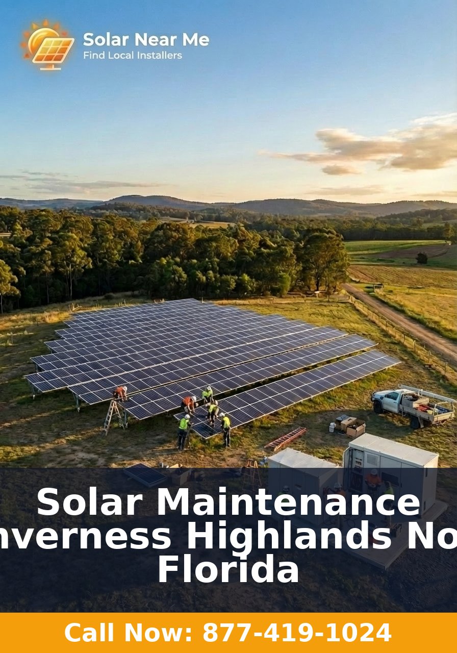 Solar Maintenance in Inverness Highlands North, Florida