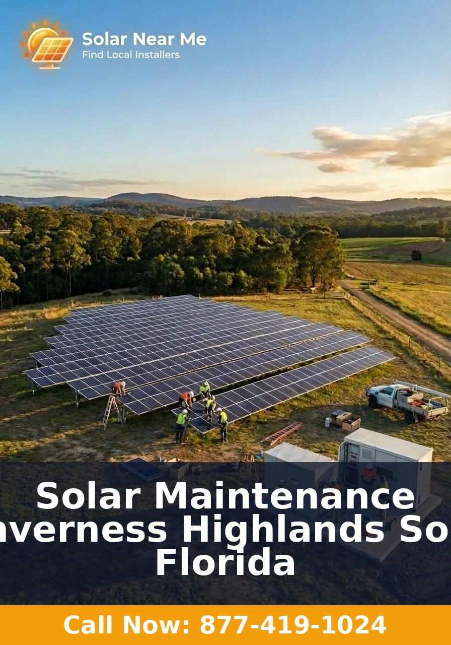 Solar Maintenance in Inverness Highlands South, Florida
