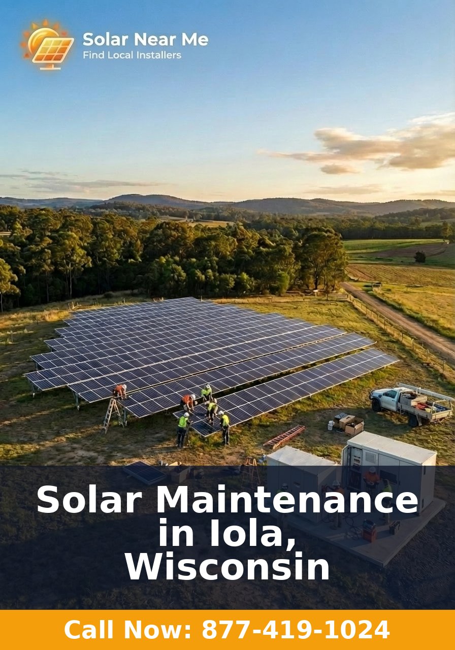 Solar Maintenance in Iola, Wisconsin