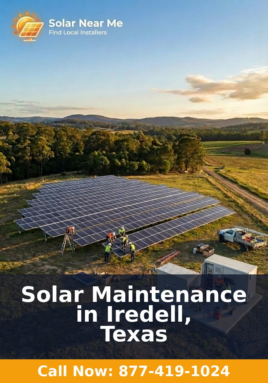 Solar Maintenance in Iredell, Texas