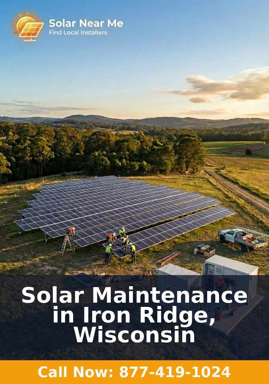 Solar Maintenance in Iron Ridge, Wisconsin