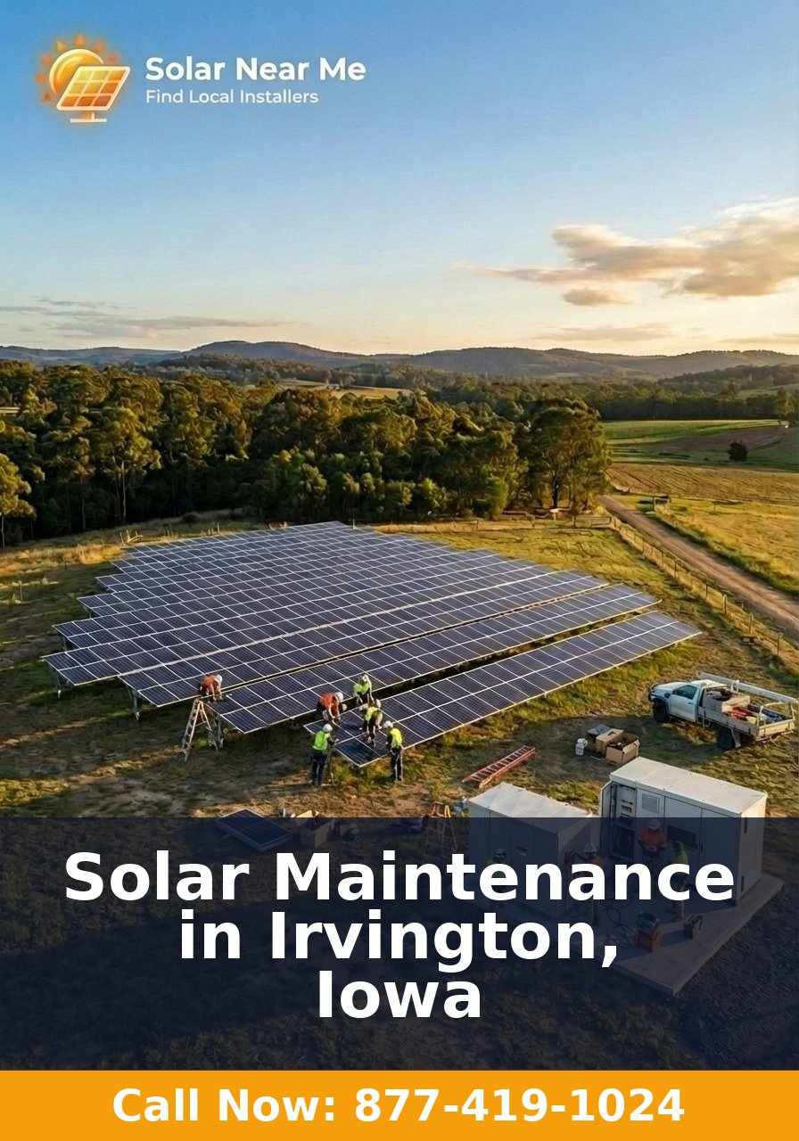 Solar Maintenance in Irvington, Iowa