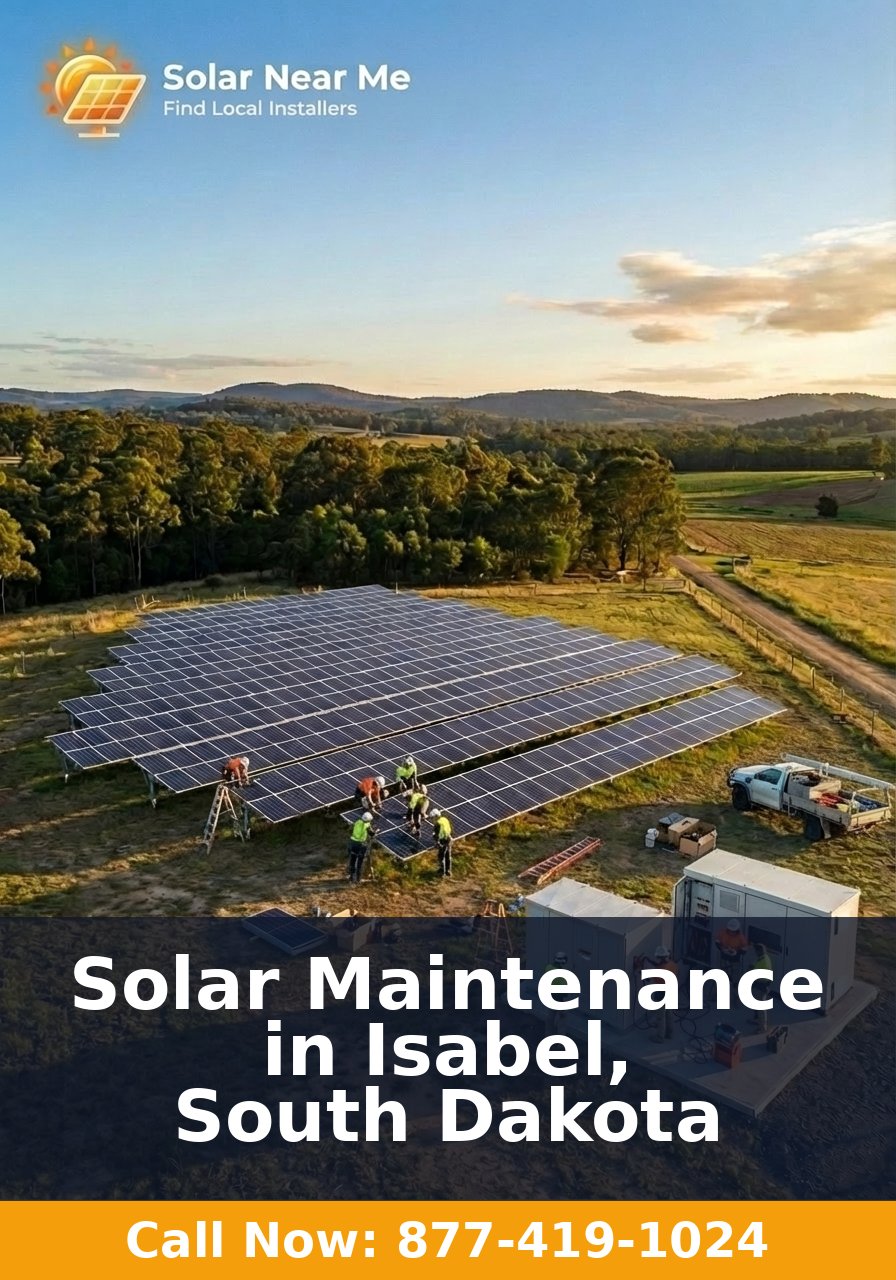 Solar Maintenance in Isabel, South Dakota