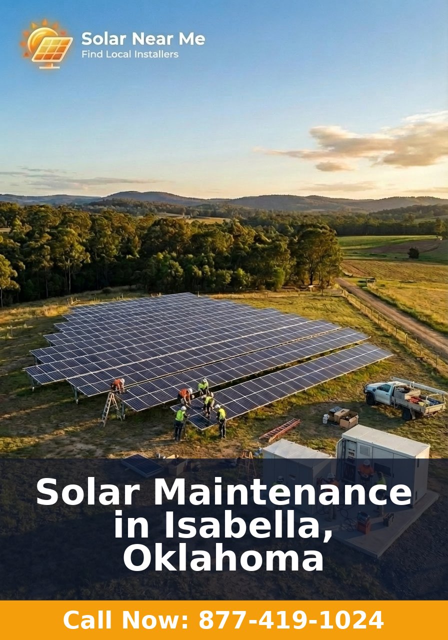 Solar Maintenance in Isabella, Oklahoma
