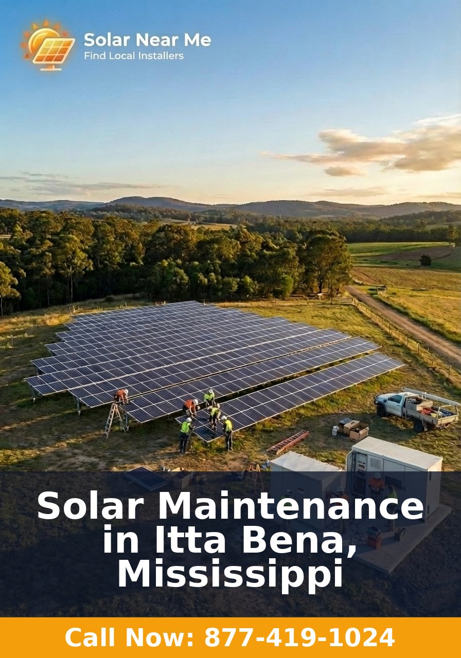 Solar Maintenance in Itta Bena, Mississippi