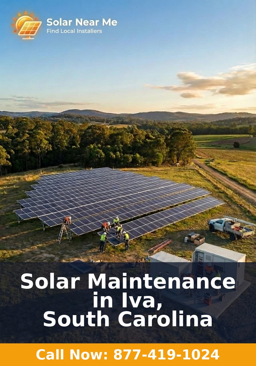 Solar Maintenance in Iva, South Carolina