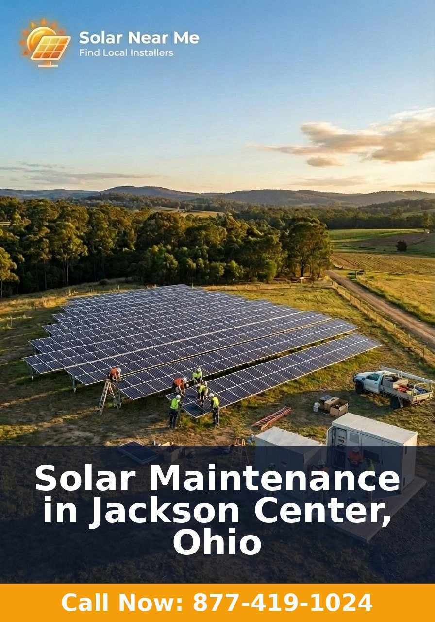 Solar Maintenance in Jackson Center, Ohio