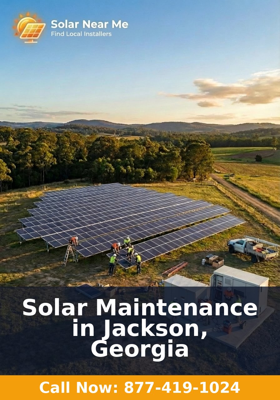 Solar Maintenance in Jackson, Georgia