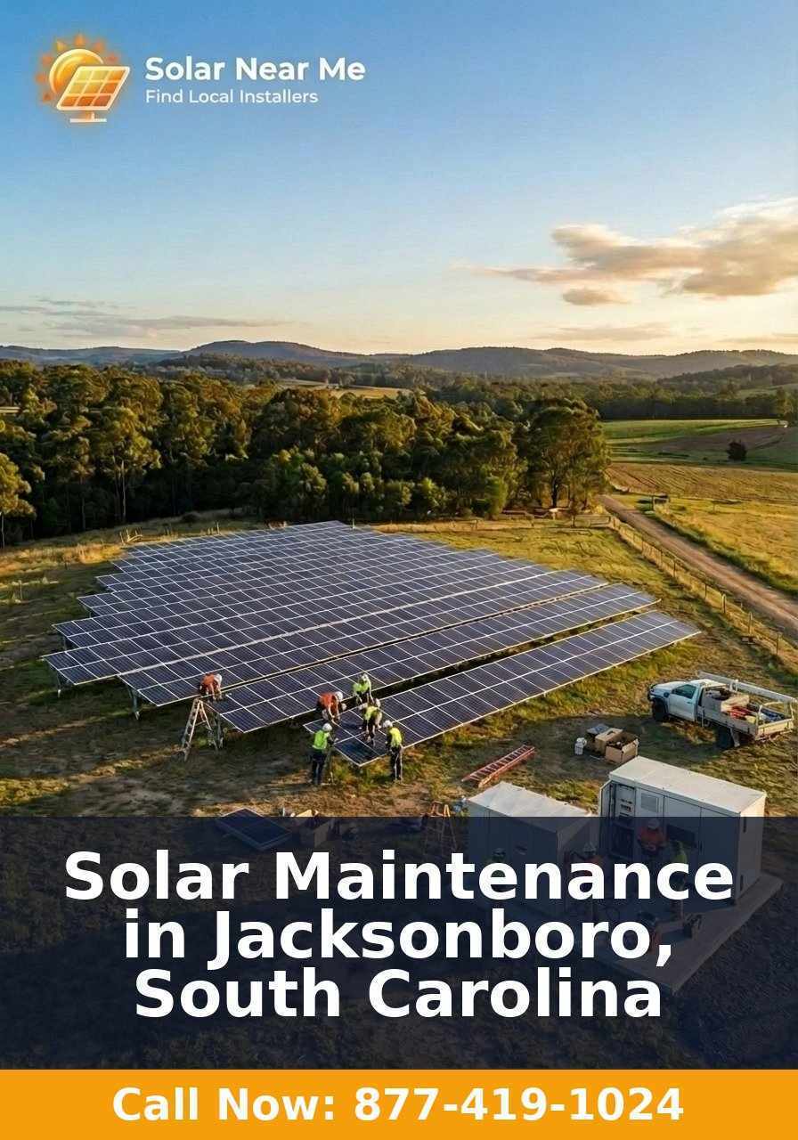 Solar Maintenance in Jacksonboro, South Carolina